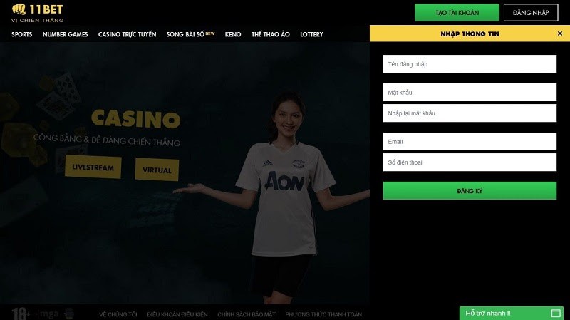 Chân dung nhà cái 11bet - Sân chơi cá cược thể thao uy tín hàng đầu